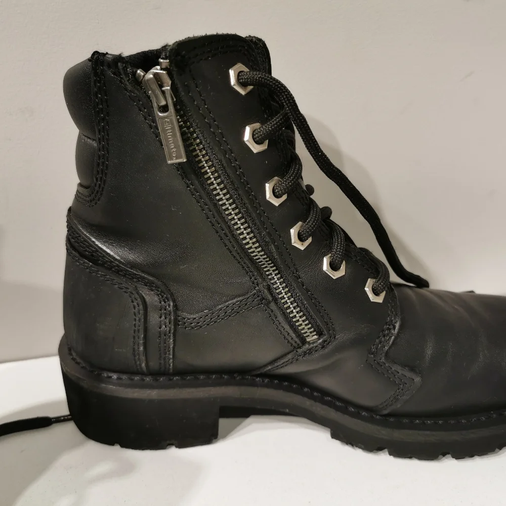 Altimate Women's Cruiser Motorcycle boots, Real leather. - Picture 2 of 9